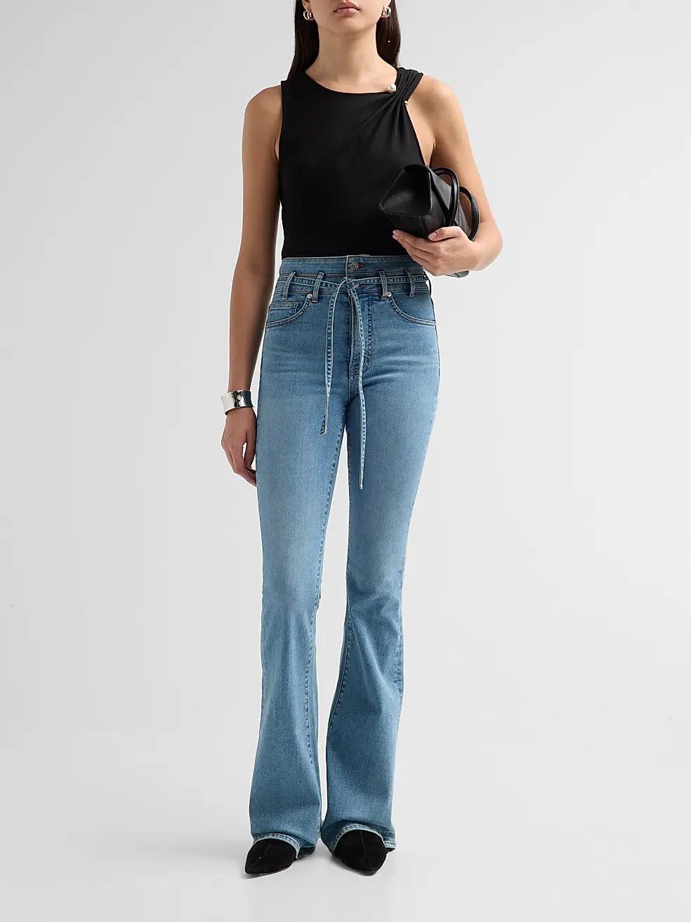 Veronica Beard Beverly High Rise Skinny Flare