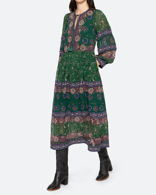 Sea Melba L/SLV Midi Dress