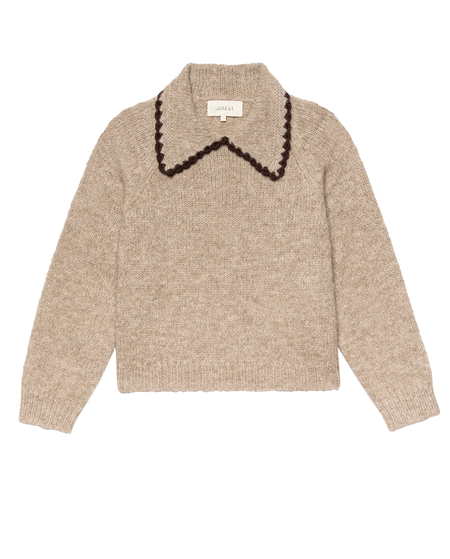 The Great Crochet Collar Pullover