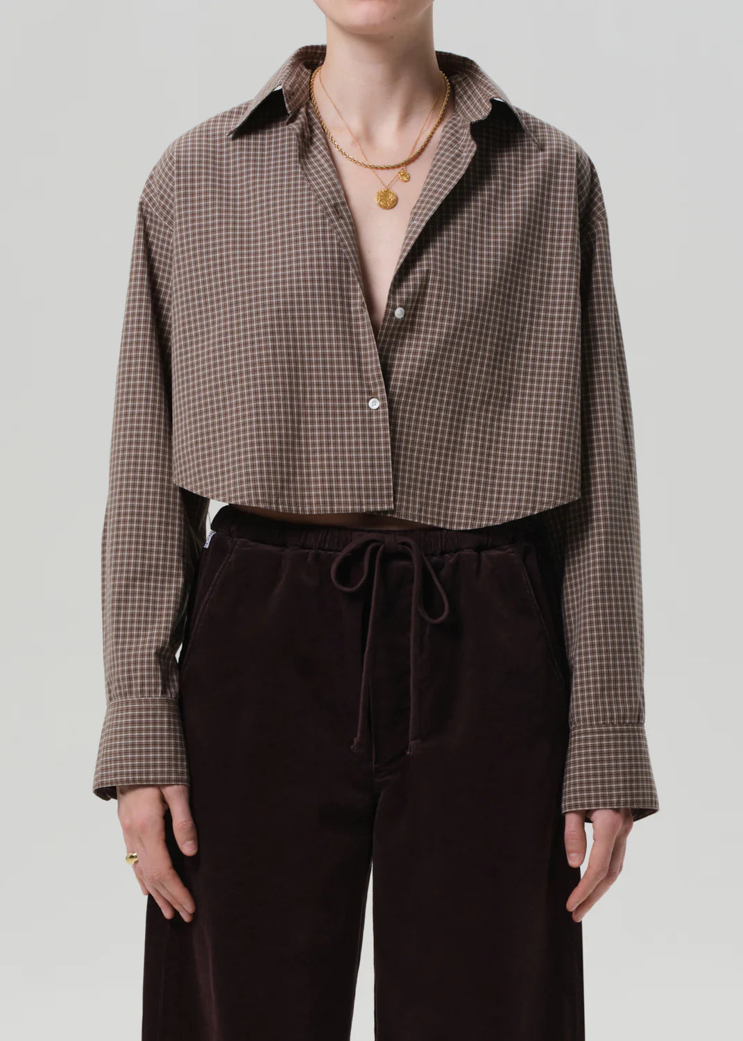 Citizens of Humanity Ana Cropped Shirt