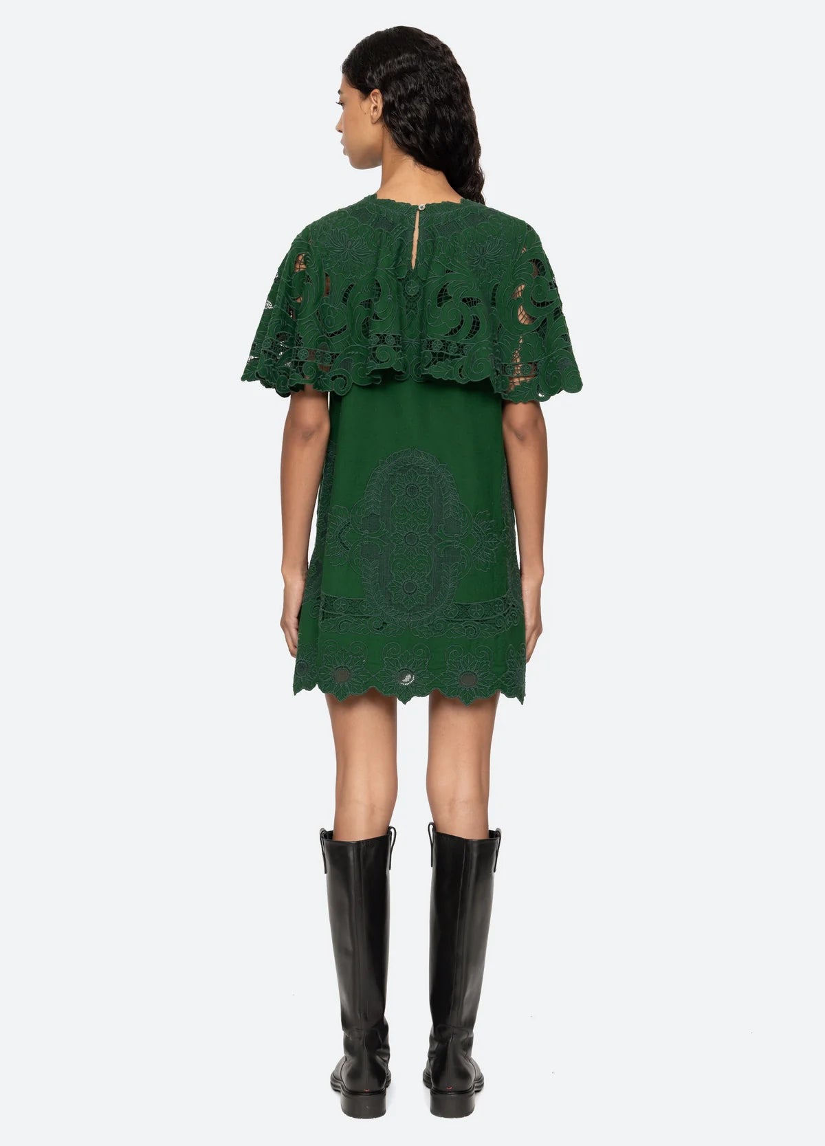 Sea Ceci Embroidery Mini Dress