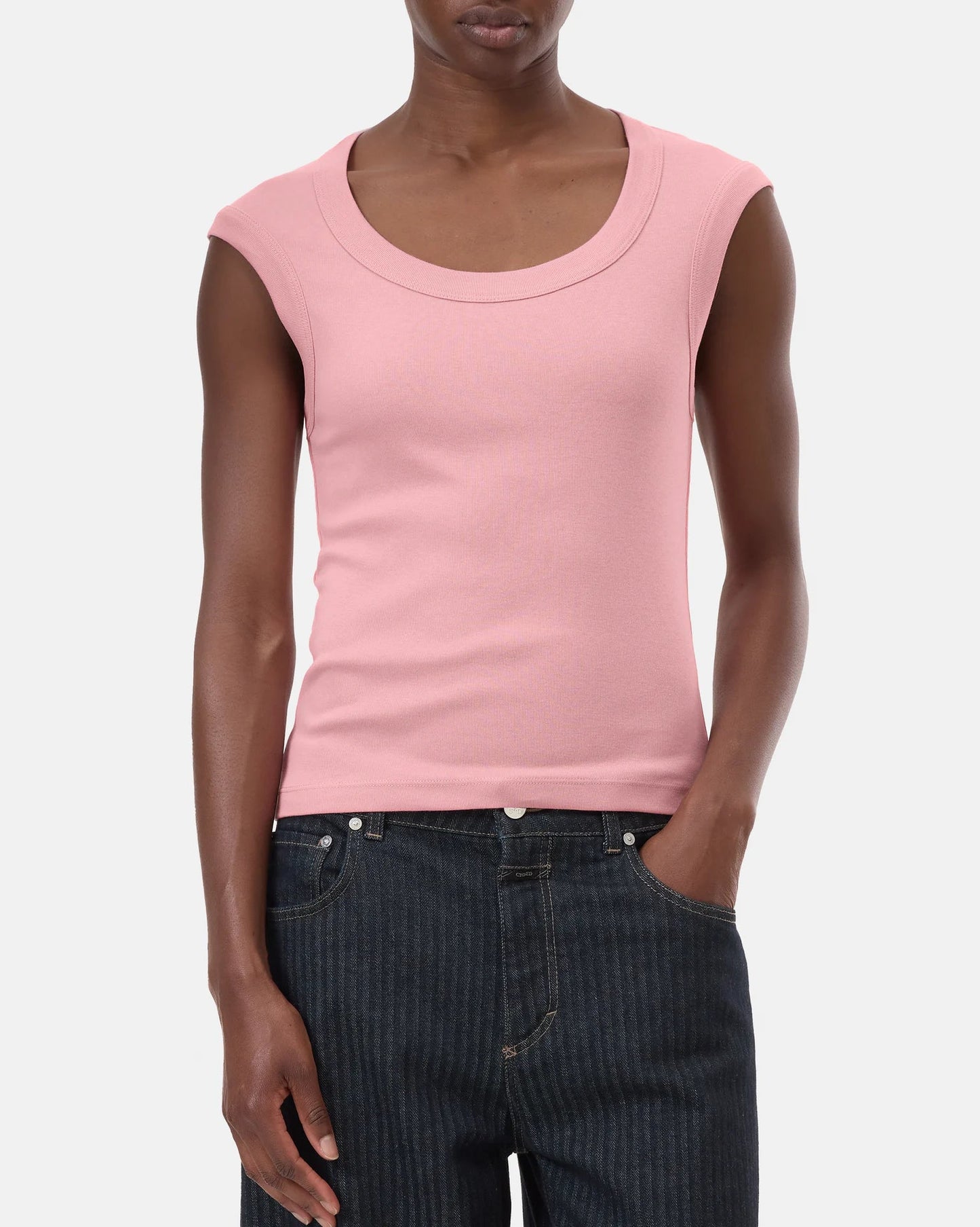 Closed Cap Sleeve Tee
