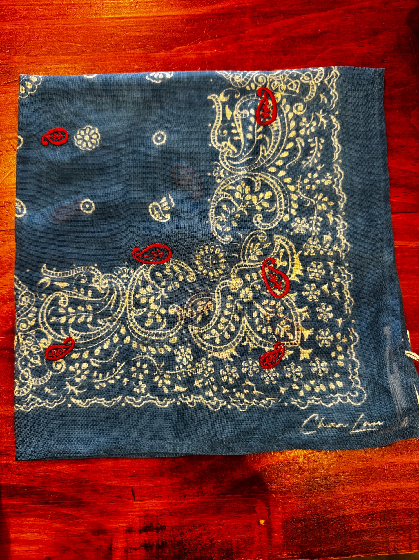 Chan Luu Embroidered Bandana
