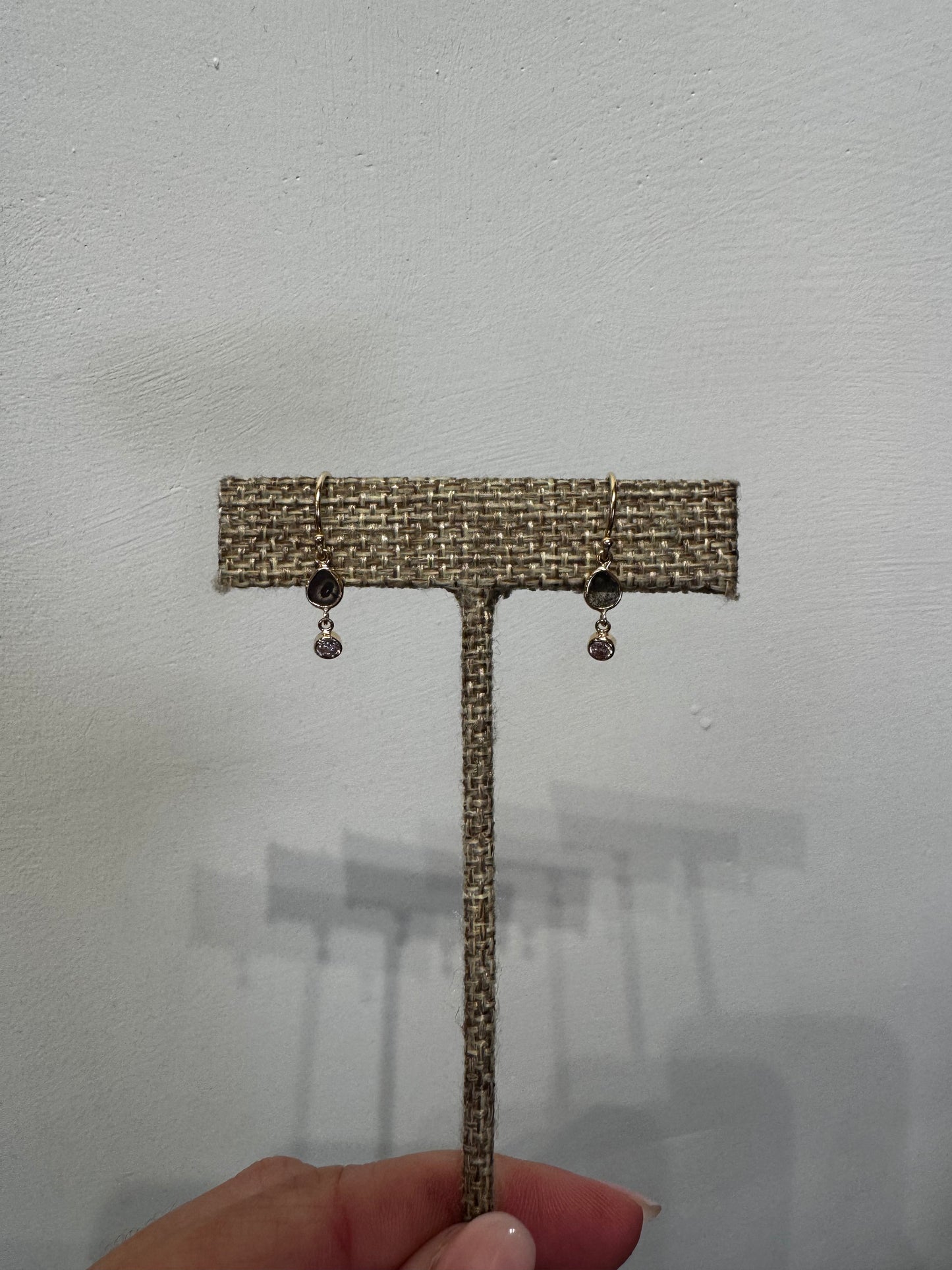 Chan Luu Black Diamond Earrings