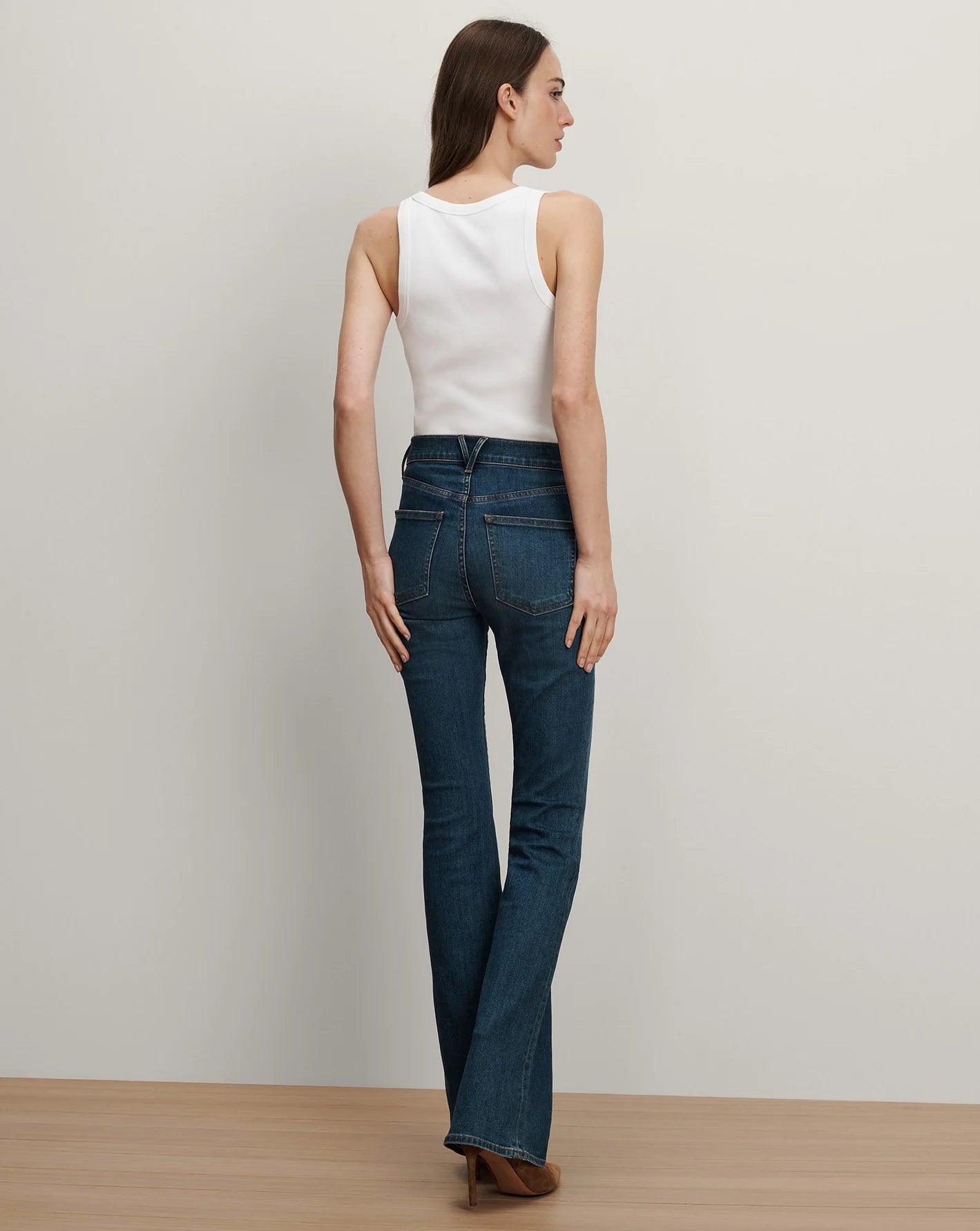 Veronica Beard Beverly High Rise Skinny Flare