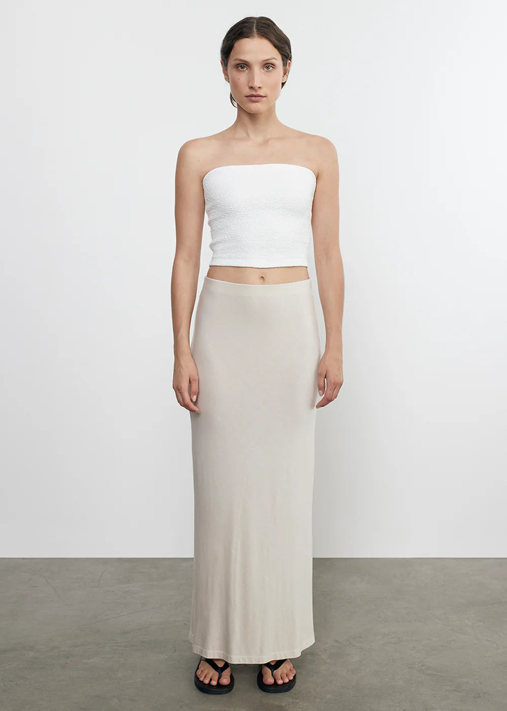 Enza Costa Jacquard Bandeau Top