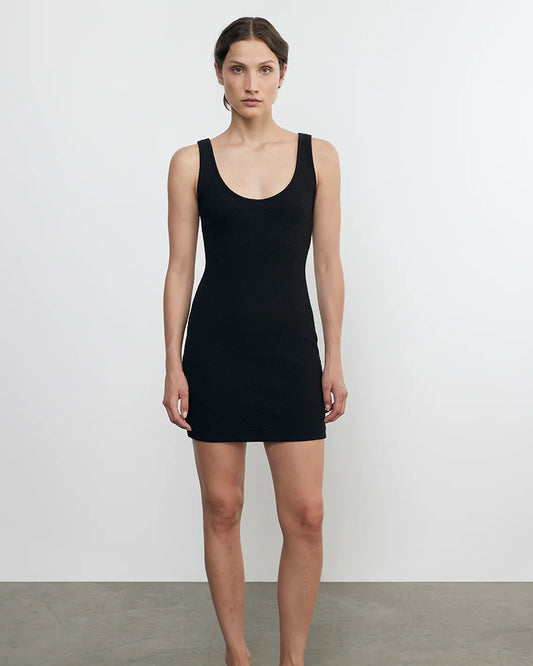 Enza Costa Jacquard Tank Mini Dress