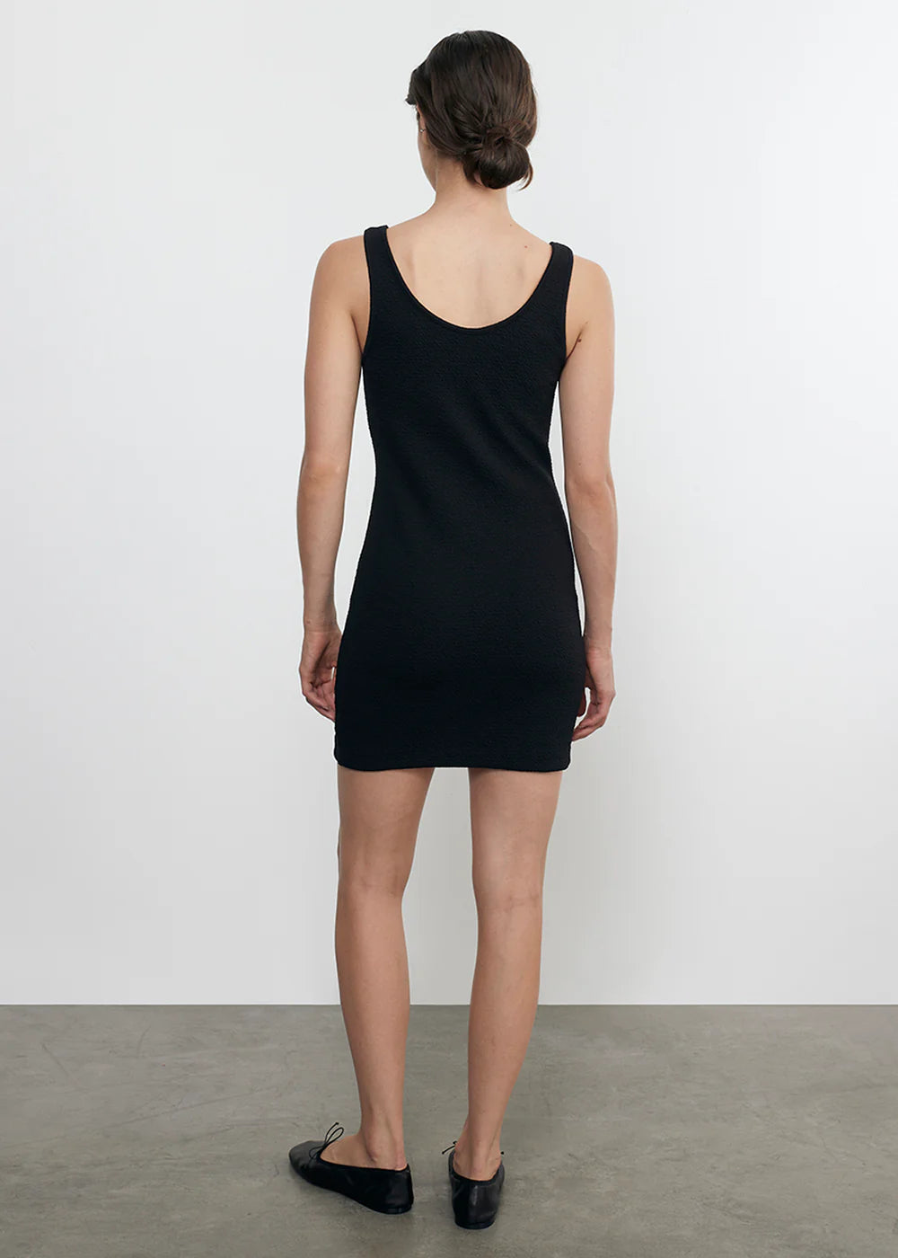 Enza Costa Jacquard Tank Mini Dress