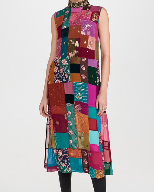 Sea Phoebe Patchwork Dress