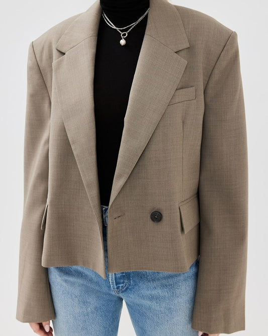 AGOLDE Callie Cropped Blazer