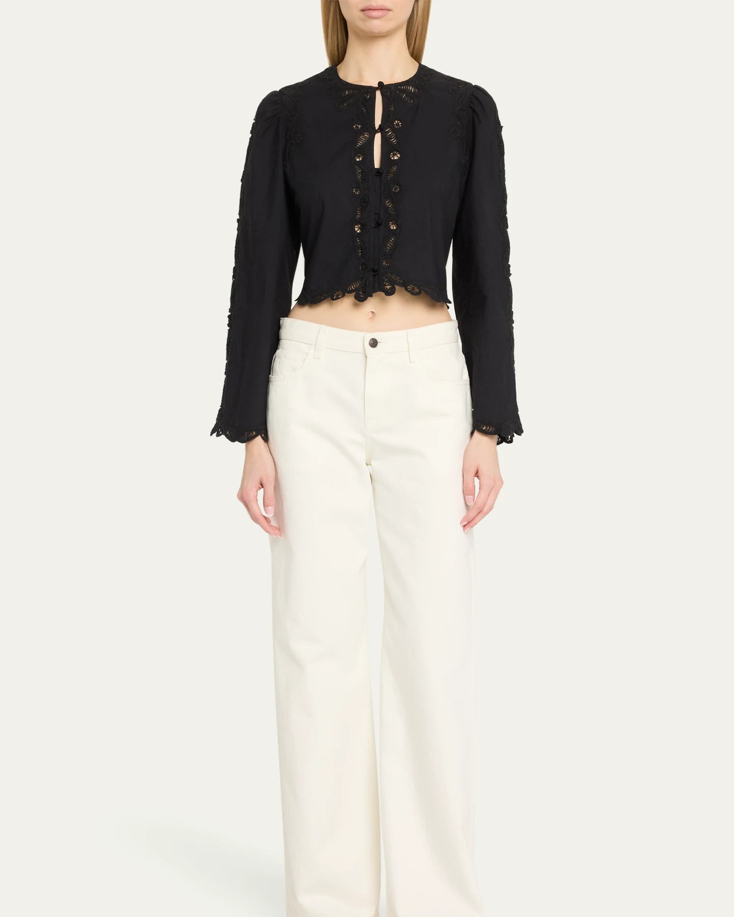 Sea Elke Soutache Long Sleeve Blouse