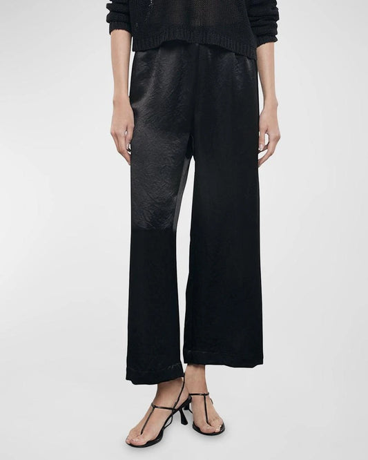 Enza Costa Hammered Satin Pant