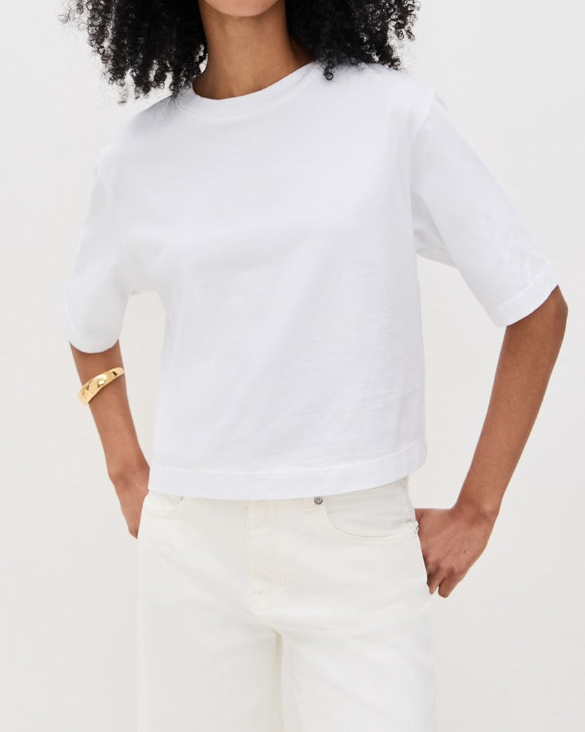 Enza Costa Supima Structured Tee