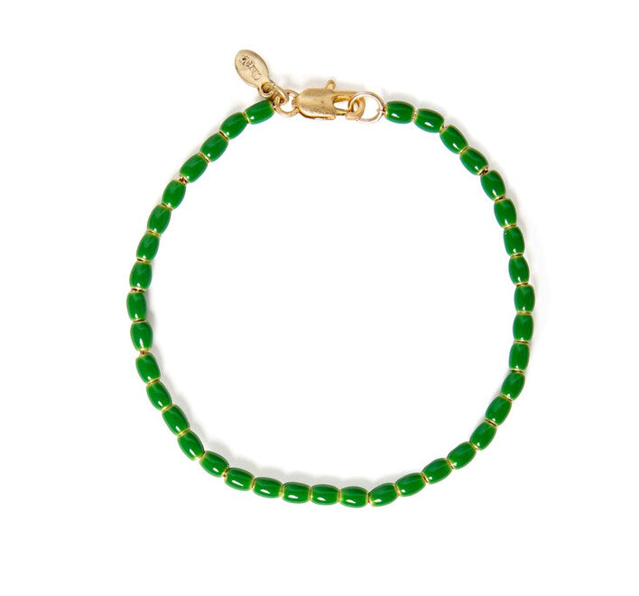 Clare V Enamel Barrel Chain Bracelet
