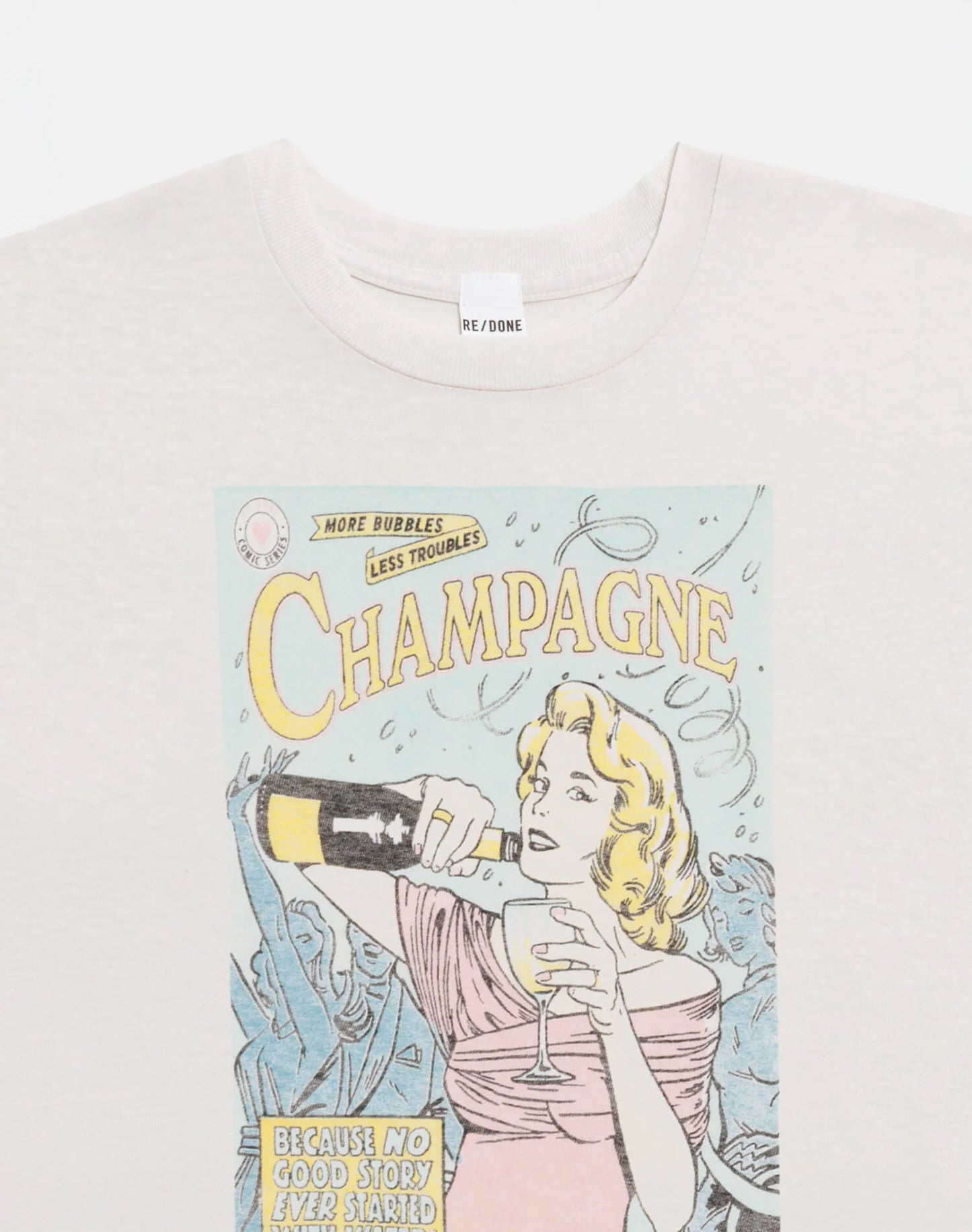 Re/Done Classic Tee Bubbles