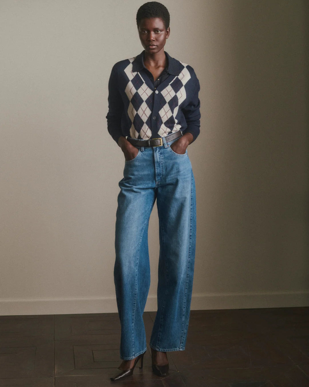 DL1961 Kaylen Loose Straight High-Rise 32" Jeans