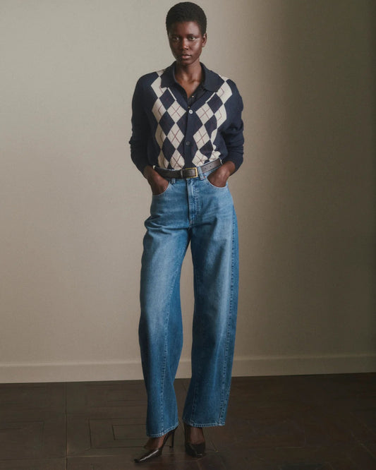 DL1961 Kaylen Loose Straight High-Rise 32" Jeans