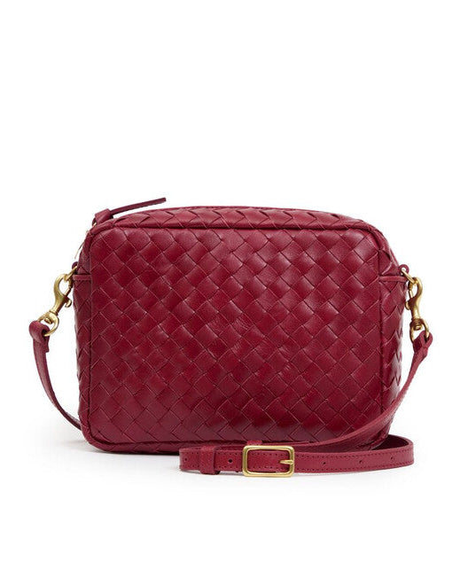 Clare V Midi Sac - Medium Woven Diagonal