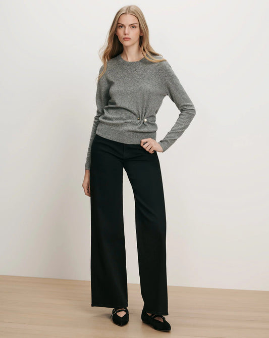 Veronica Beard Frankie Pullover w Pearl Pin