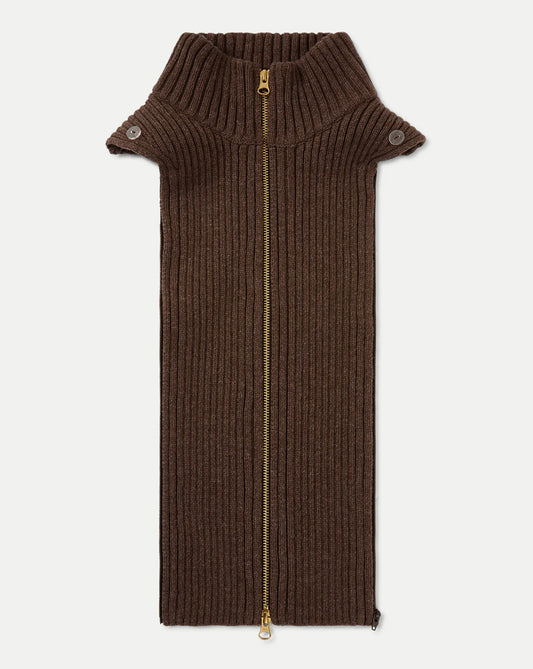 Veronica Beard Rib Turtleneck Dickey