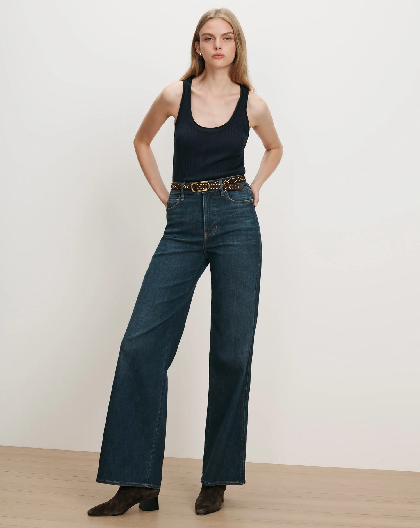 Veronica Beard Taylor High Rise Wide Leg