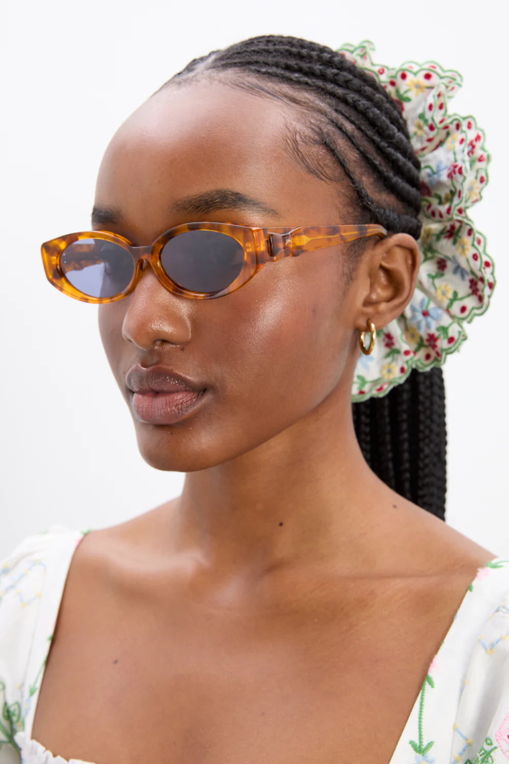 Damson Madder Catty Oval Sunglasses