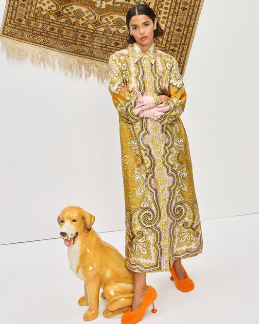 Alemais Clemenza Silk Shirtdress