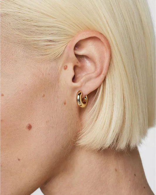 Anine Bing Small Gold Hoops
