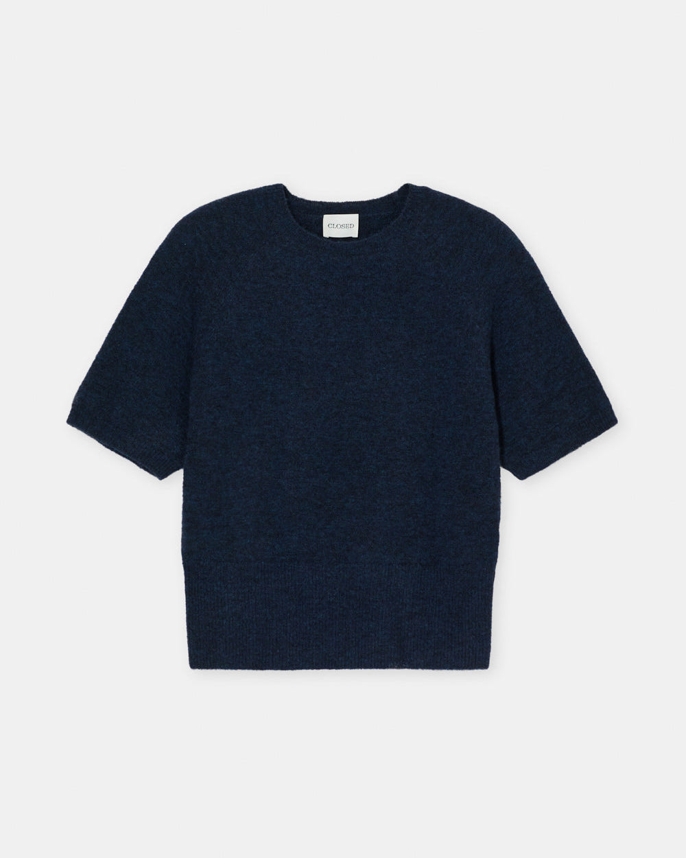 Closed Crew Neck Short Sleeve