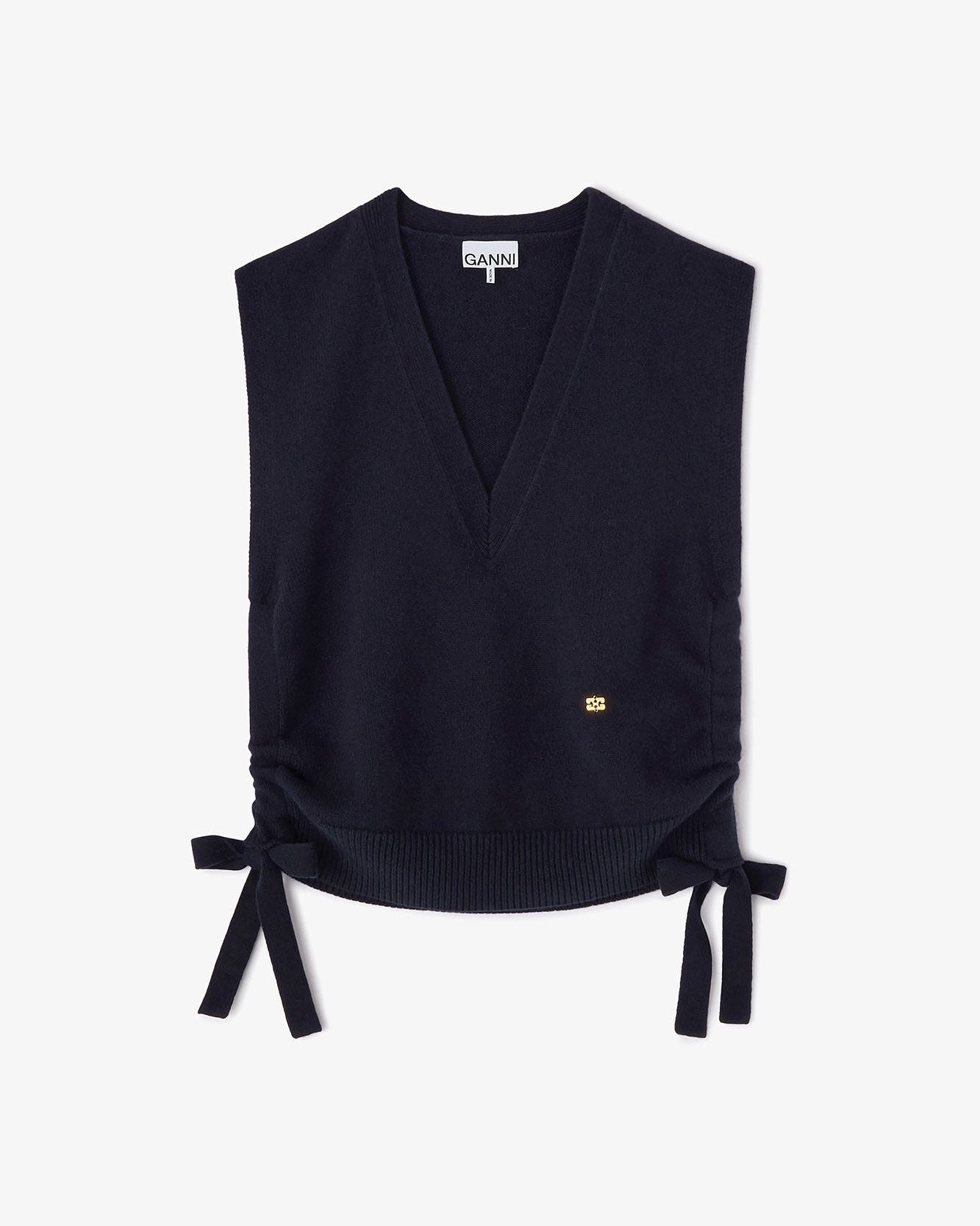 Ganni Compact Wool Vest