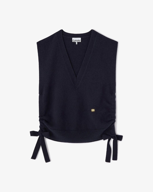 Ganni Compact Wool Vest