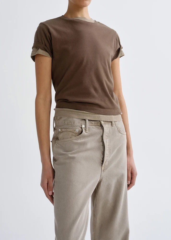 AGOLDE Adine Shrunken Tee