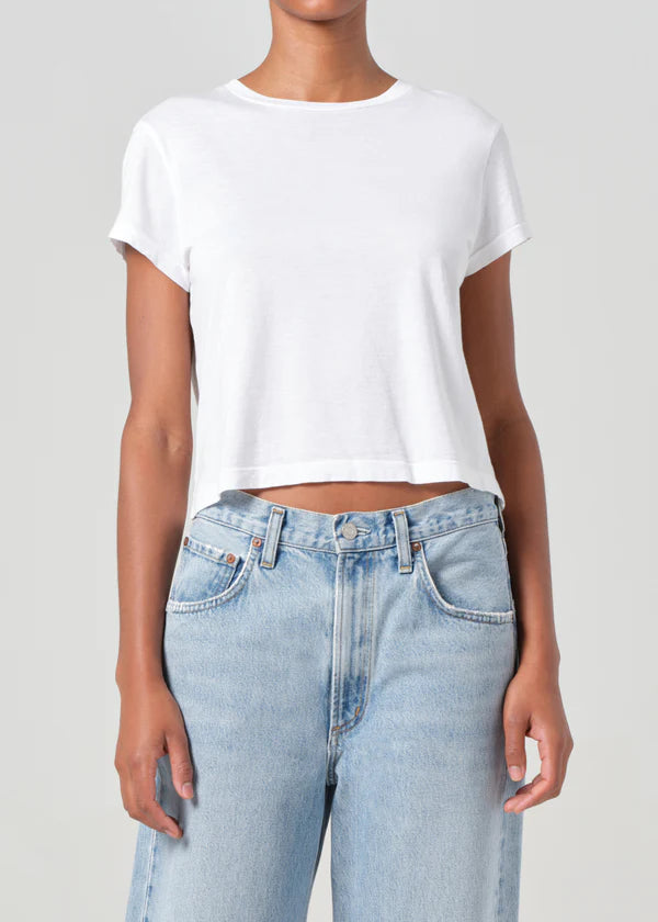 AGOLDE Adine Shrunken Tee