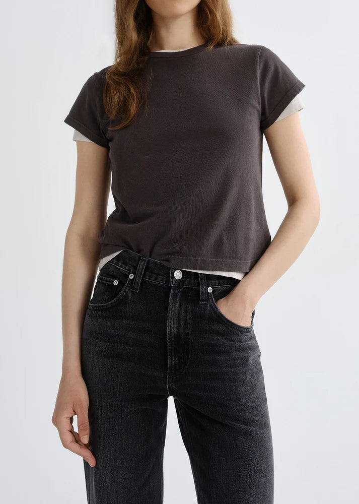 AGOLDE Adine Shrunken Tee