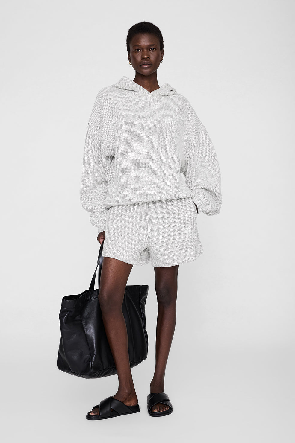 Anine Bing Kam Short Framed Monogram