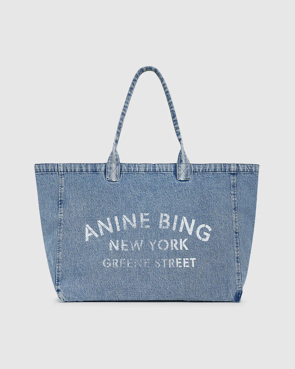Anine Bing Leo Canvas Tote