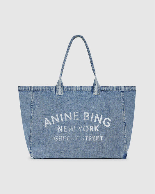 Anine Bing Leo Canvas Tote