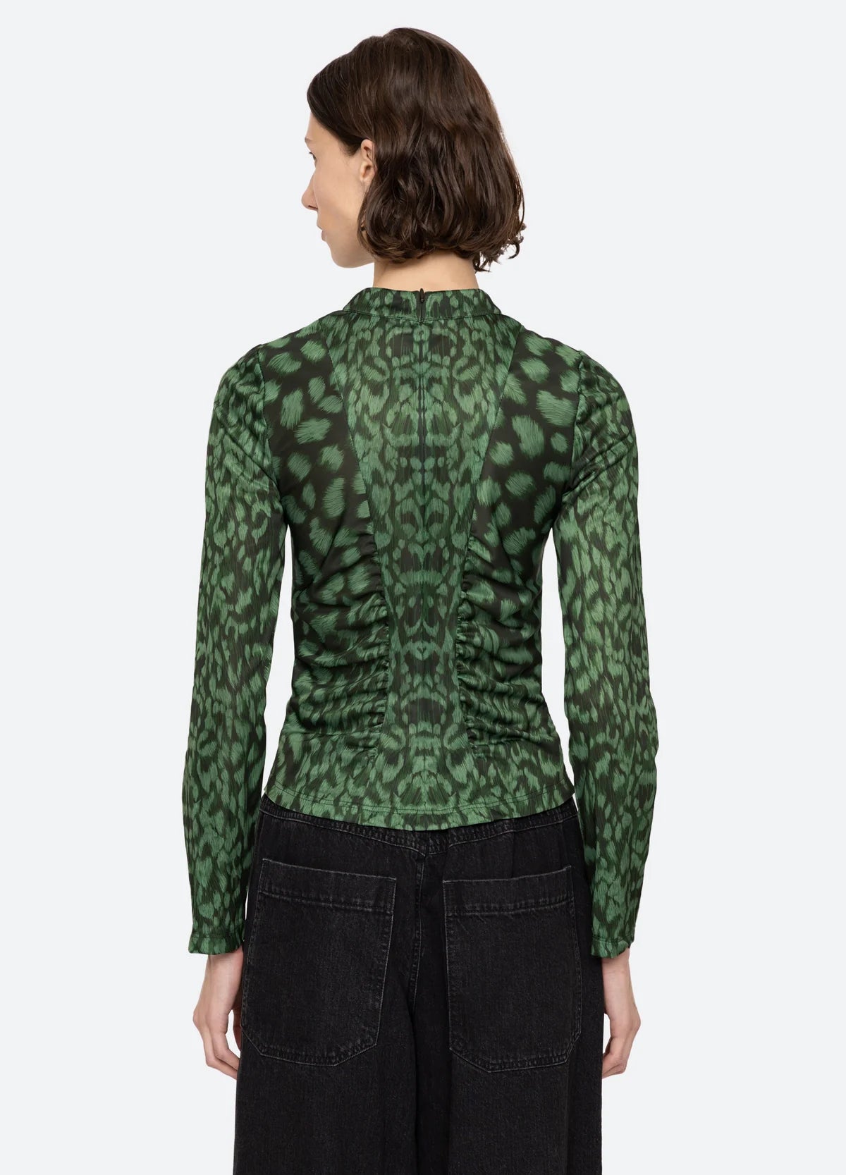 Sea Claude Print Turtleneck