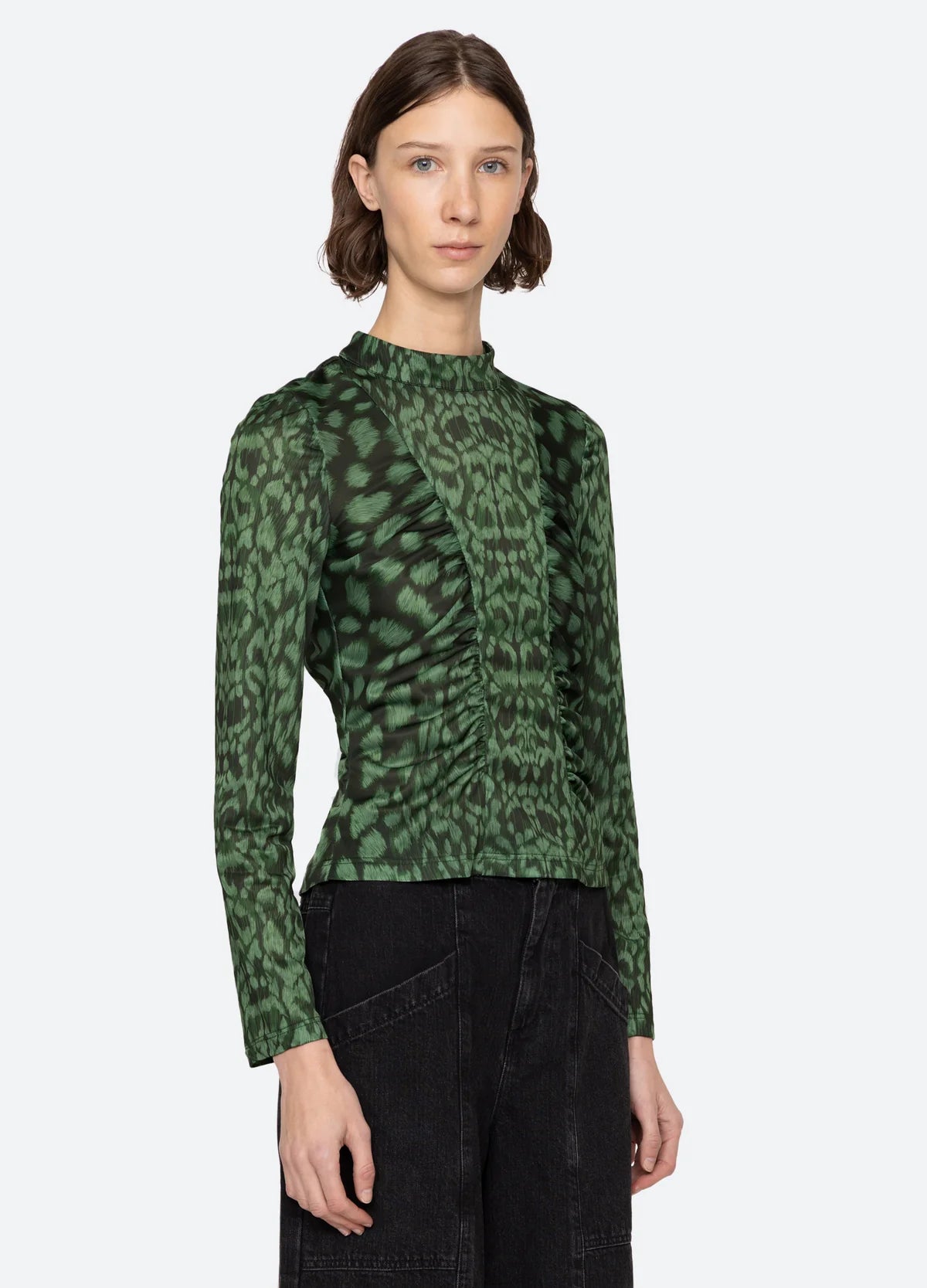 Sea Claude Print Turtleneck