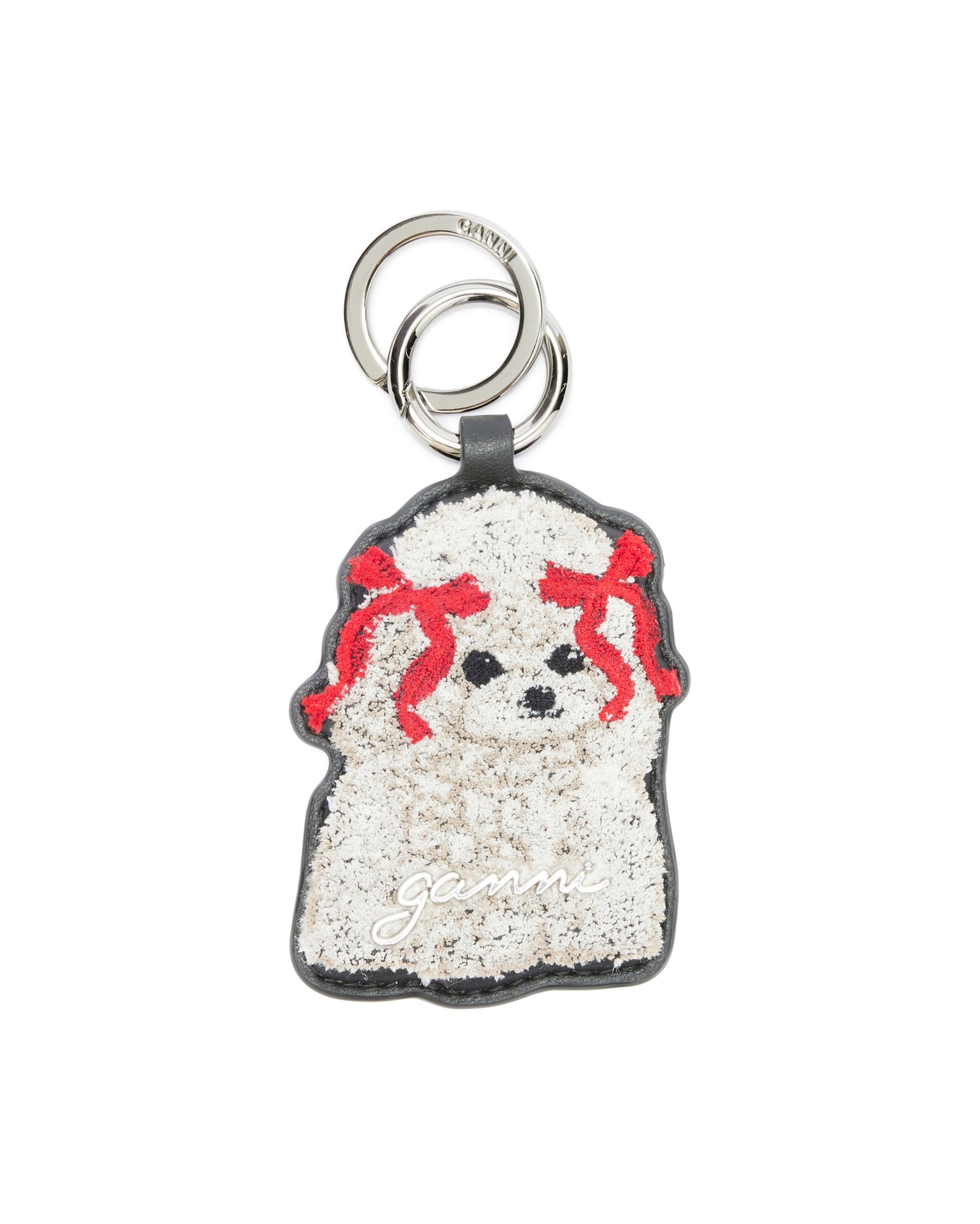 Ganni Dog Bow Keyring