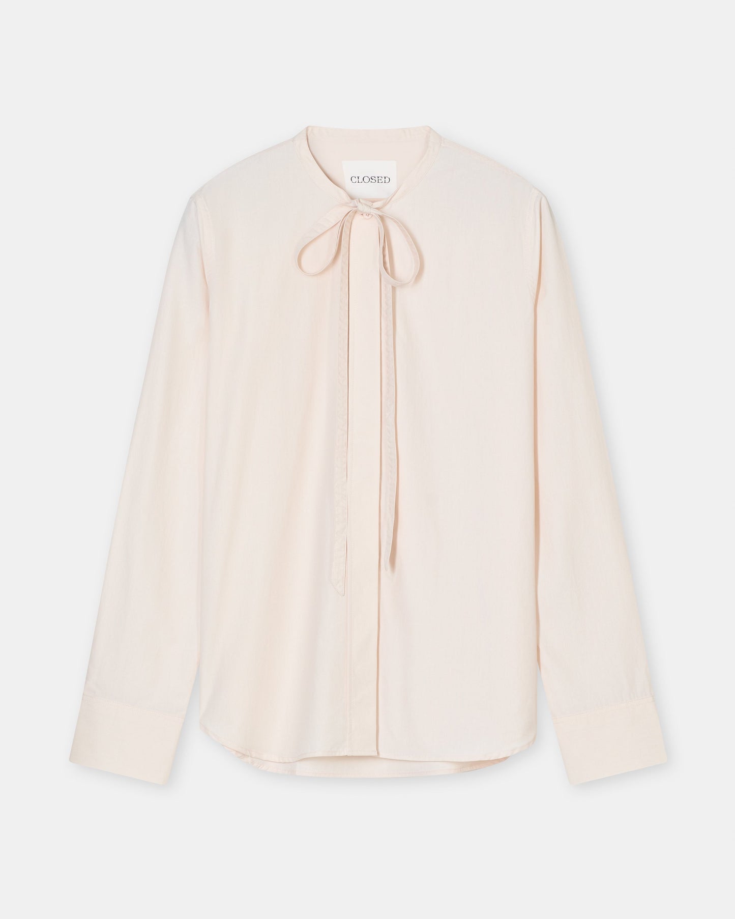 Closed Strap Bow Tie Blouse
