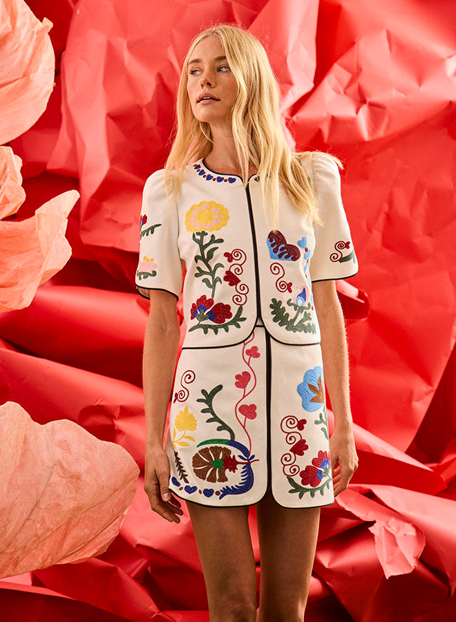 Hunter Bell Dottie Mini Skirt