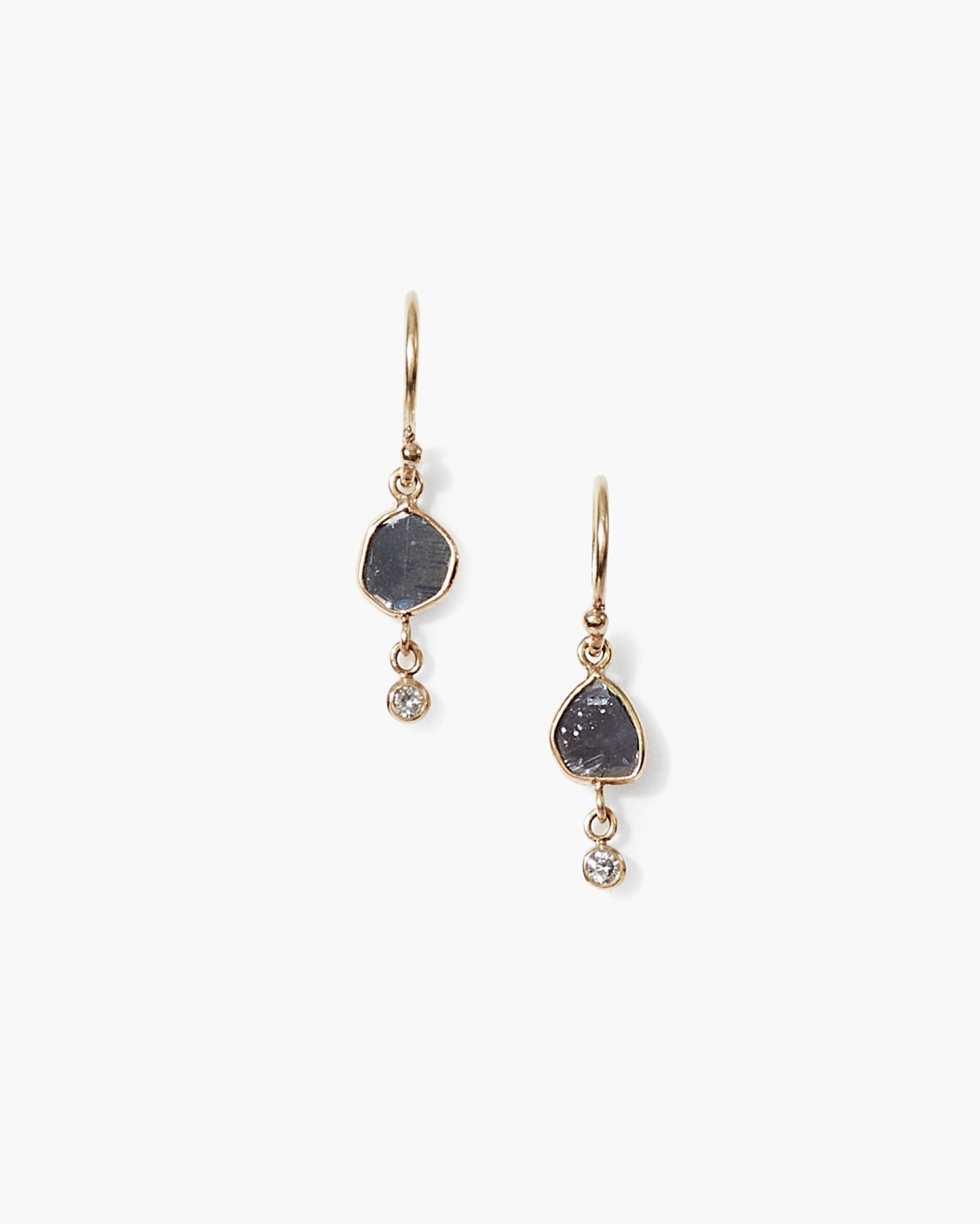 Chan Luu Black Diamond Earrings
