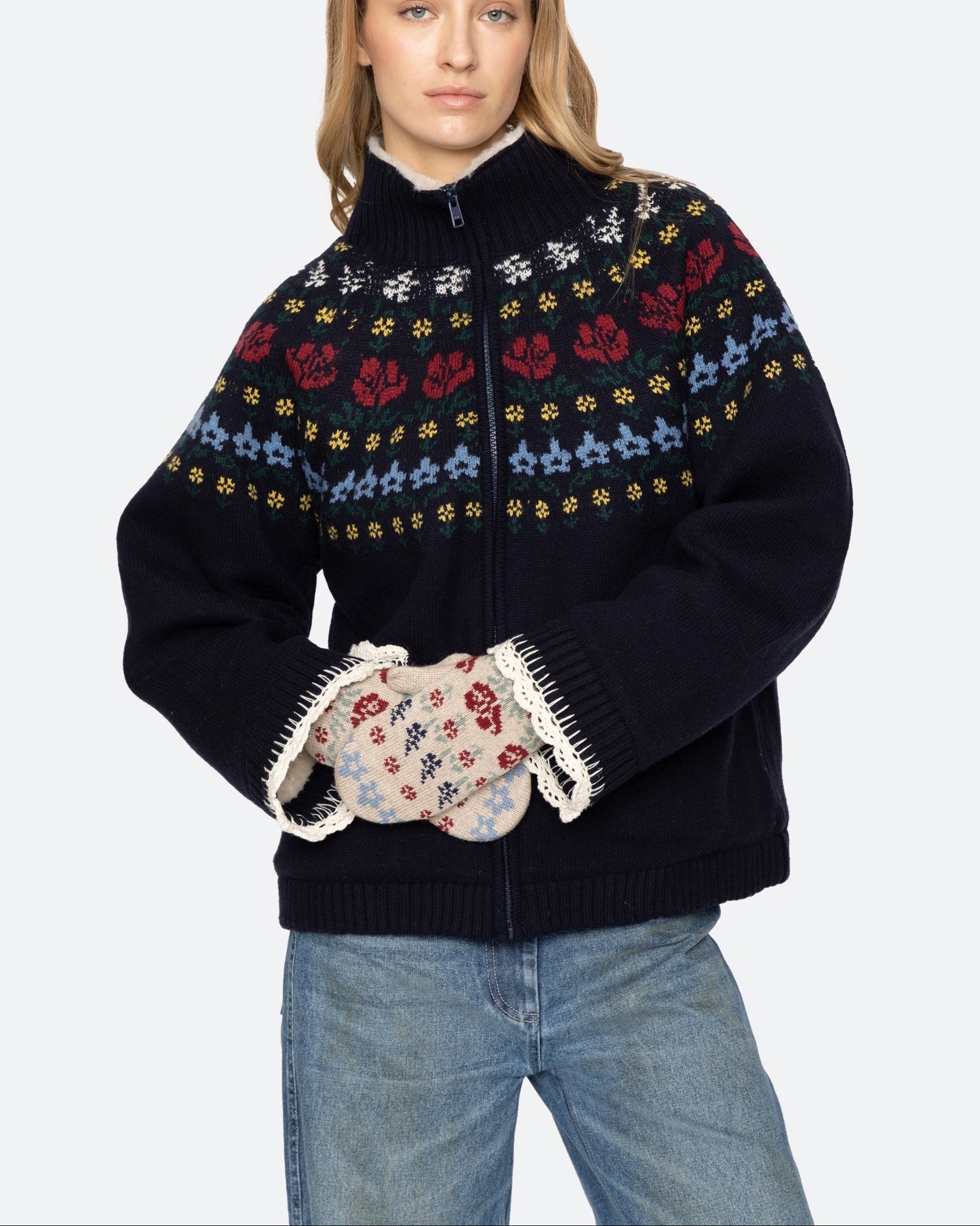 Sea NY Preston Knit Mittens