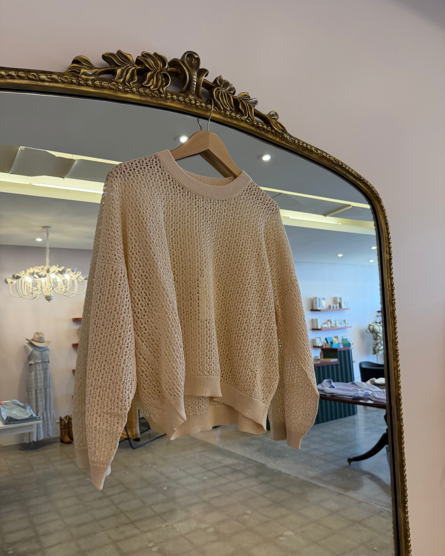 The Great The Crochet Pullover