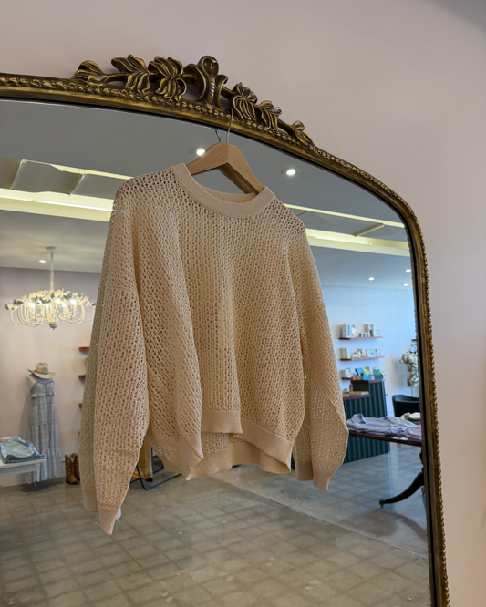 The Great The Crochet Pullover