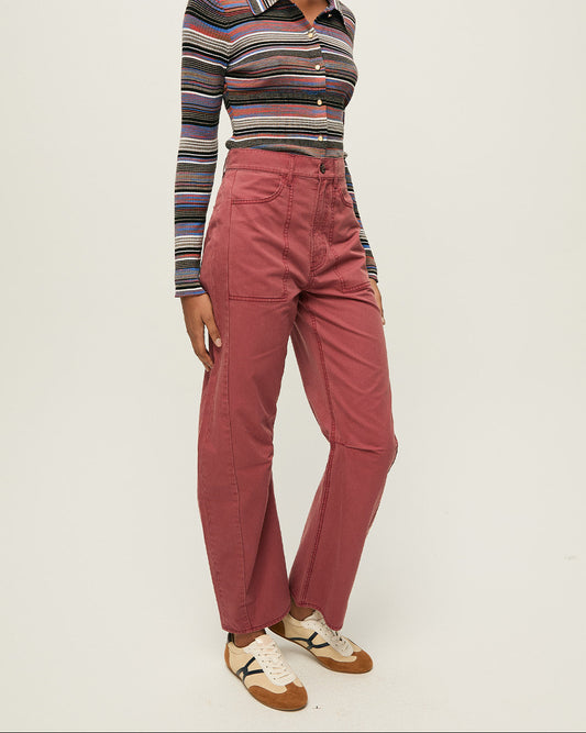 Veronica Beard Sloan High Rise Barrel Leg