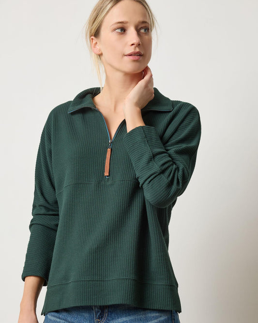 Lilla P Dolman Oversized Half Zip