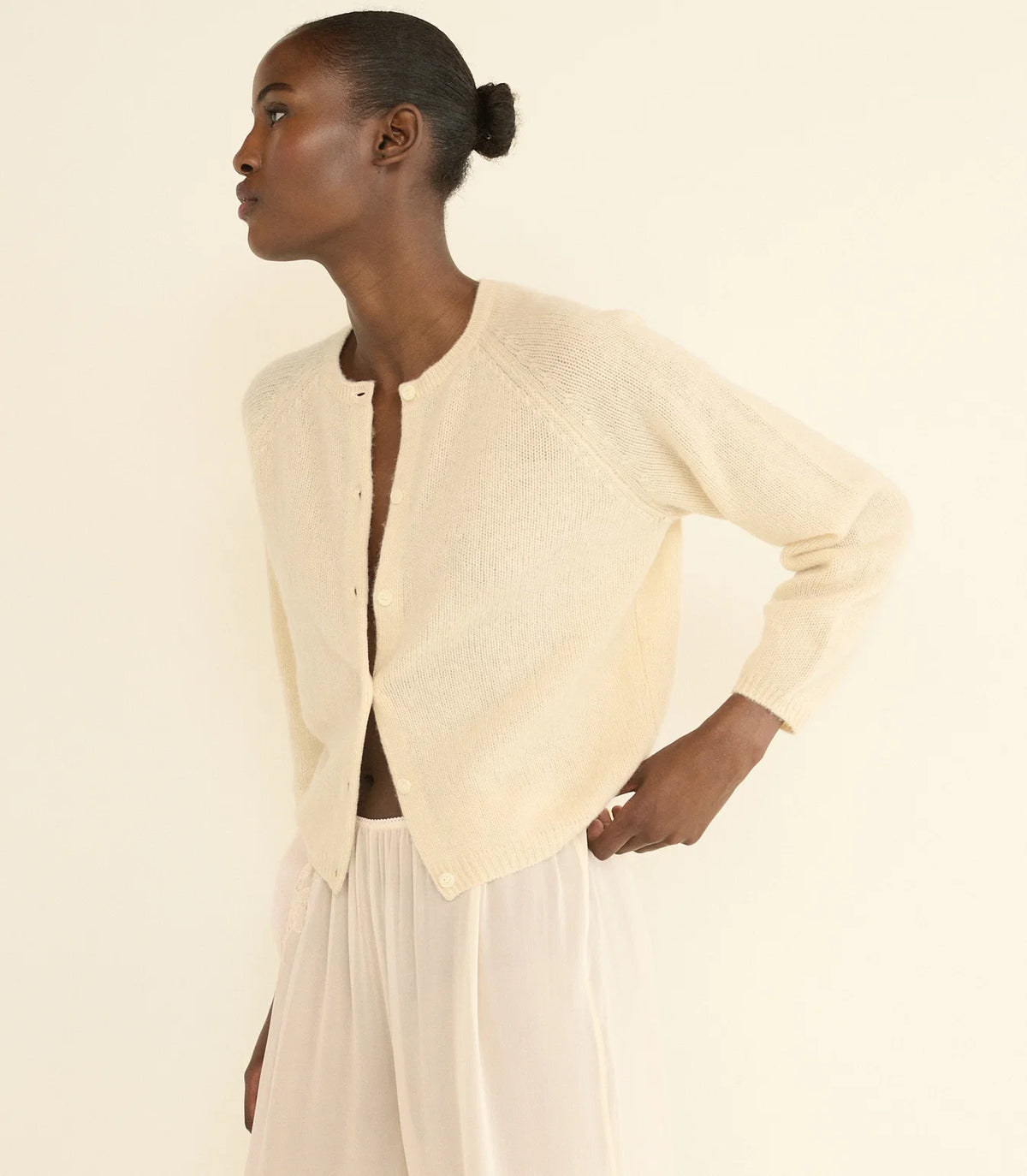 DÔEN Peroline Cashmere Cardigan