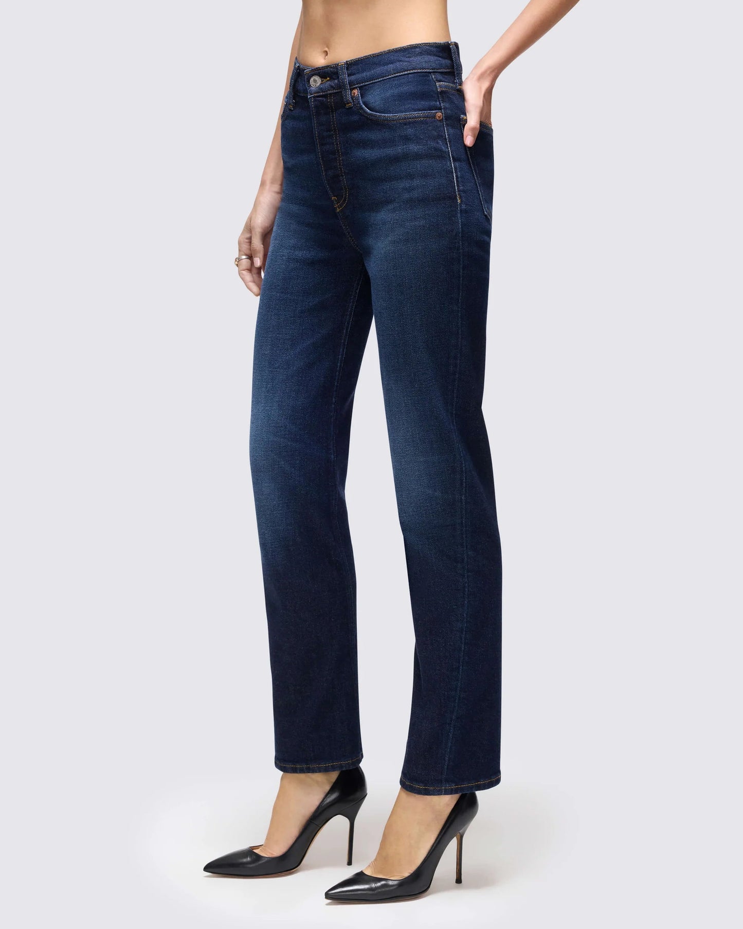 Re/Done Comfort Stretch Twisted Stove Pipe